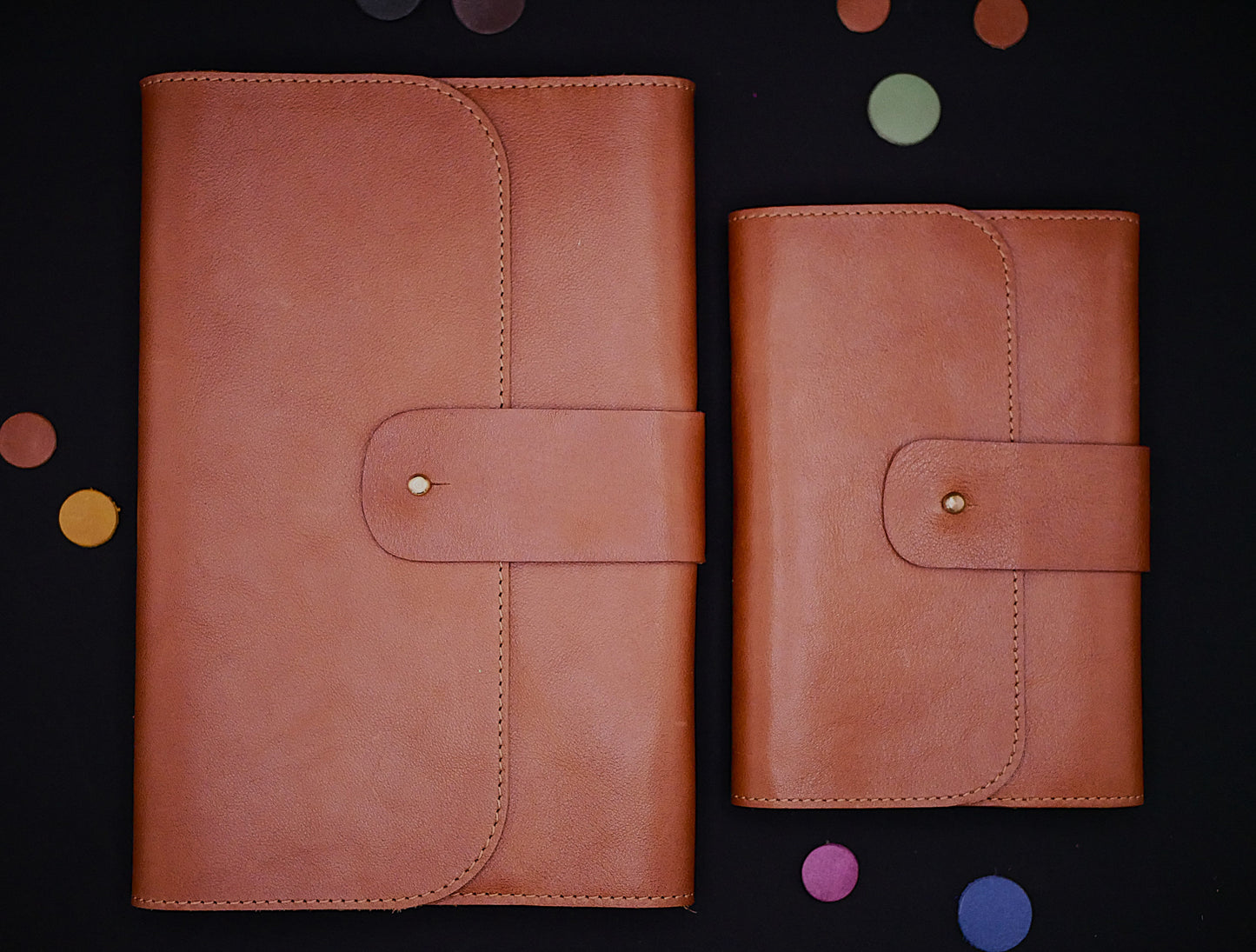 Carnet en cuir Eileen - Fabrication artisanale française - Idéal pour voyageurs & écrivains