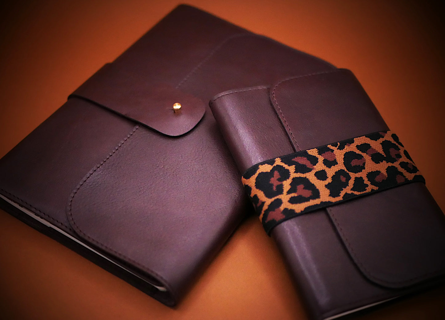 Carnet en cuir Gloria - Fabrication artisanale française - Idéal pour voyageurs & écrivains