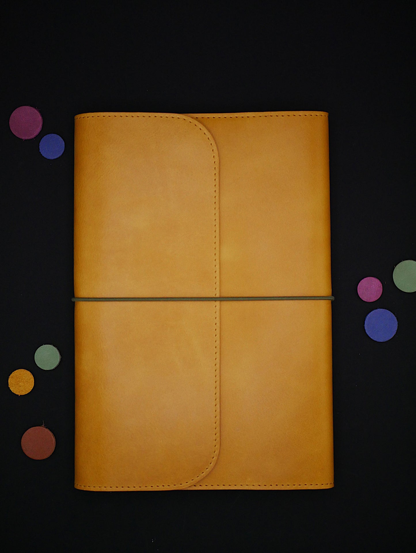 Carnet en cuir Suzanne - Fabrication artisanale française - Idéal pour voyageurs & écrivains