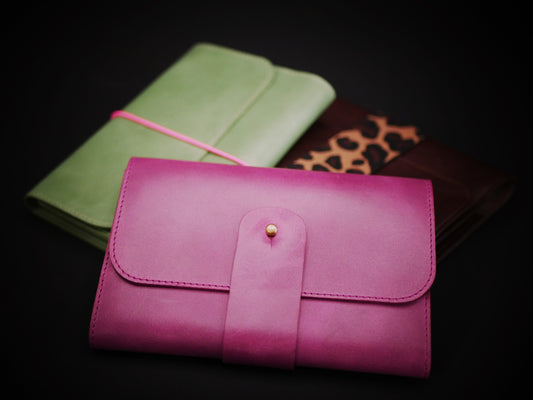 Carnet en cuir Eileen - Fabrication artisanale française - Idéal pour voyageurs & écrivains