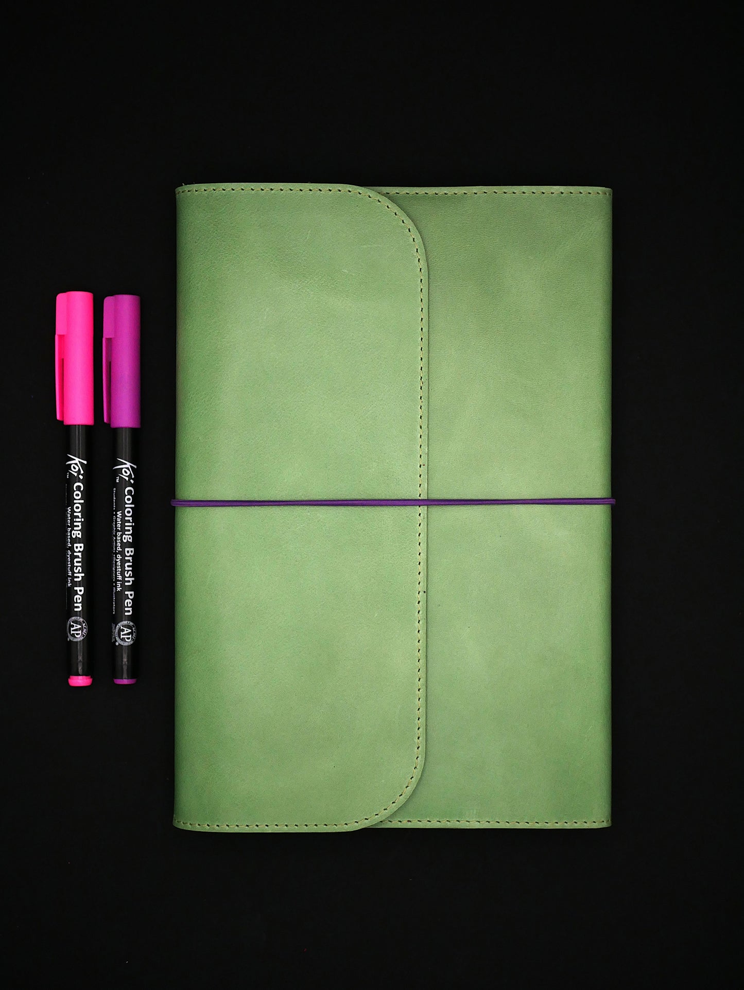 Carnet en cuir Suzanne - Fabrication artisanale française - Idéal pour voyageurs & écrivains