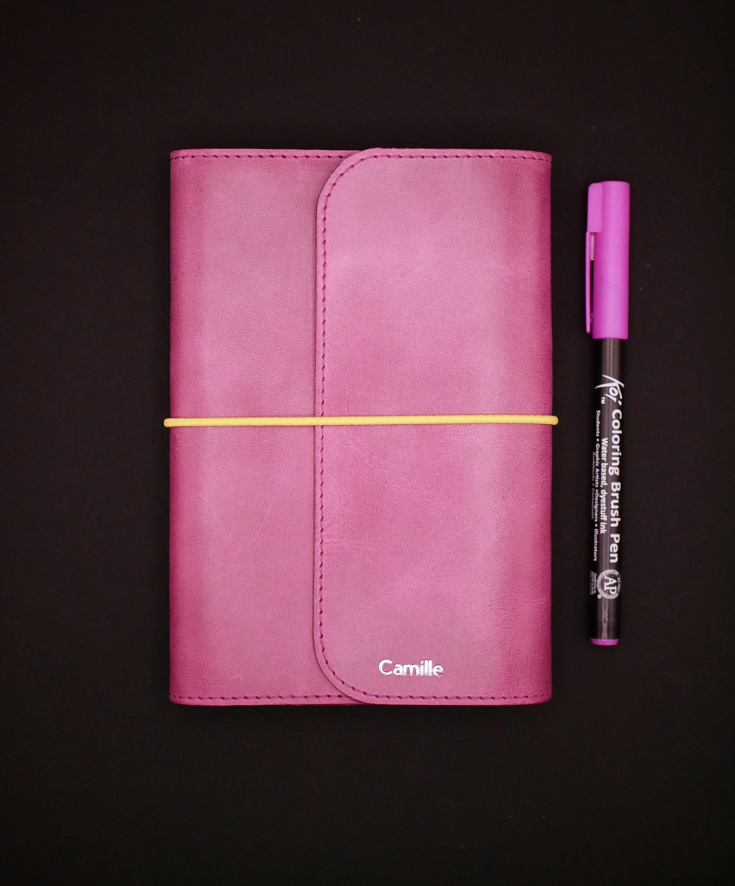 Carnet en cuir Suzanne - Fabrication artisanale française - Idéal pour voyageurs & écrivains