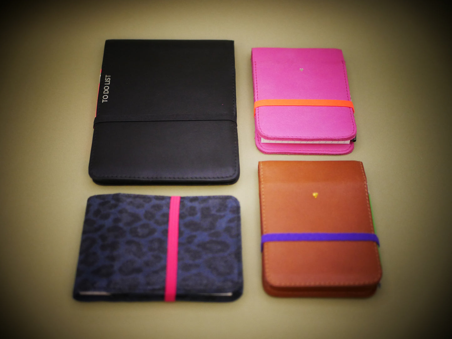 Blocs-notes en cuir